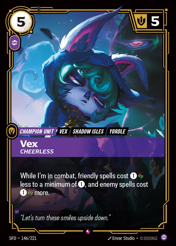 Vex, Cheerless — Riftbound card