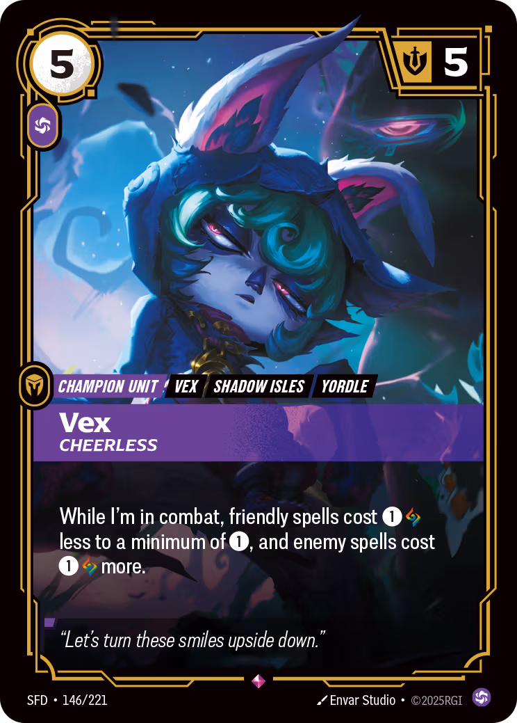 Vex, Cheerless