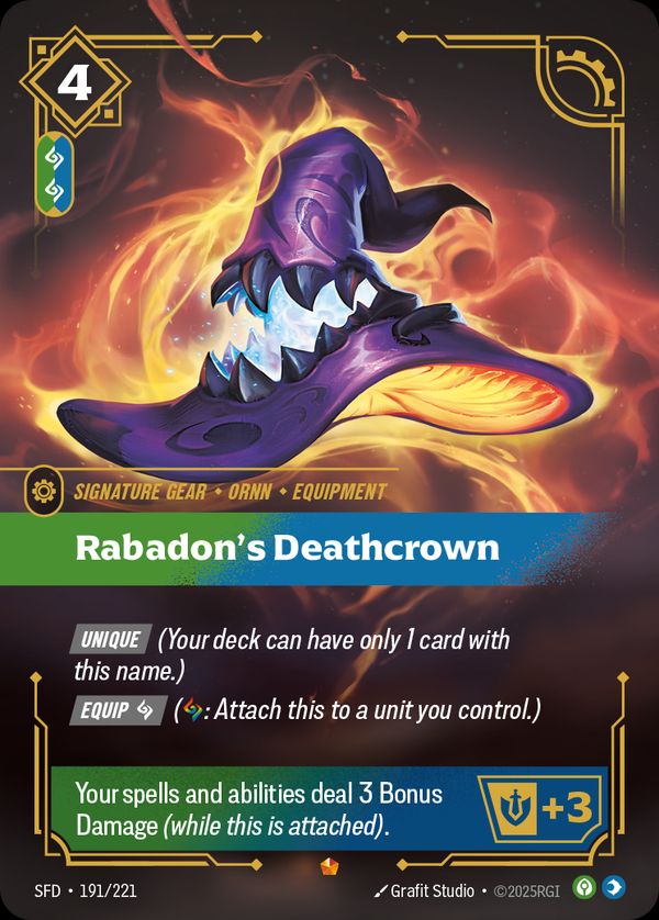Rabadon's Deathcrown — Riftbound card