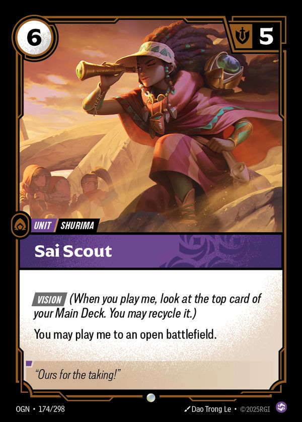Sai Scout — Riftbound card
