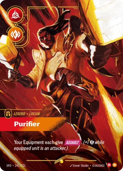 Purifier (루시안) SFD-241 영어판 카드 이미지