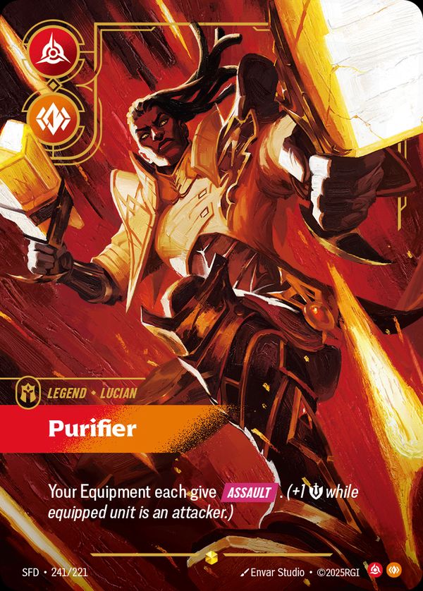 Lucian, Purifier (Overnumbered) — Riftbound card