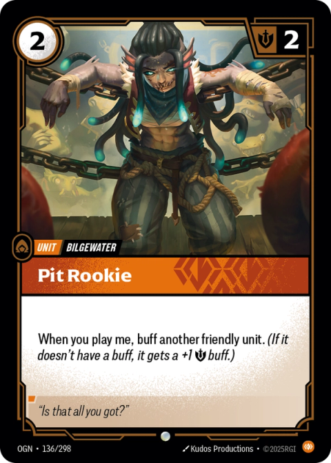 Pit Rookie — Origins #136, art by Kudos Productions