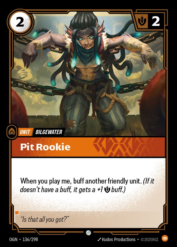 Pit Rookie — Riftbound card