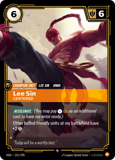 Lee Sin - Centered