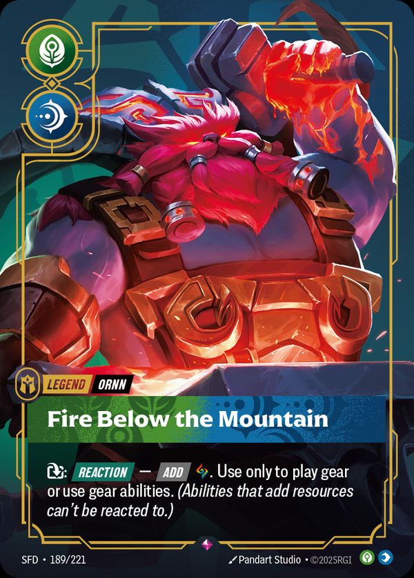 Ornn, Fire Below the Mountain — Riftbound card