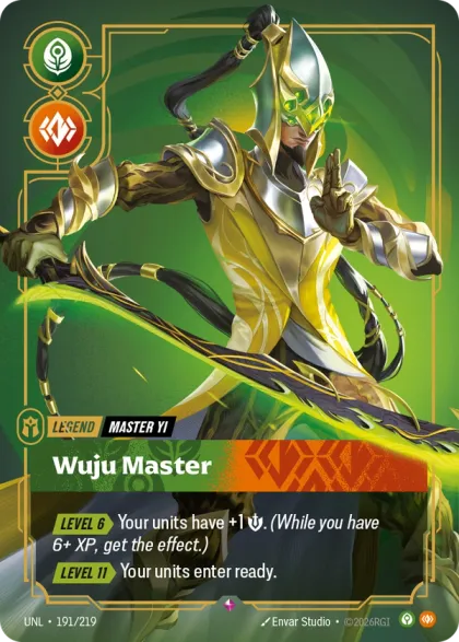 Master Yi, Wuju Master UNL-191/219