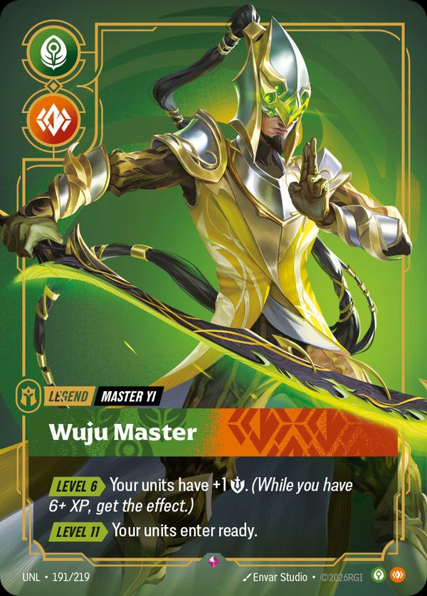 Master Yi, Wuju Master — Riftbound card