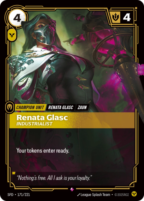 Renata Glasc - Industrialist — Spiritforged #171, art by League Splash Team