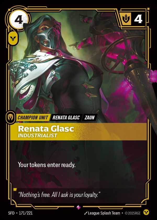 Renata Glasc, Industrialist — Riftbound card