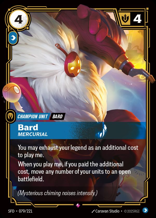 Bard, Mercurial — Riftbound card