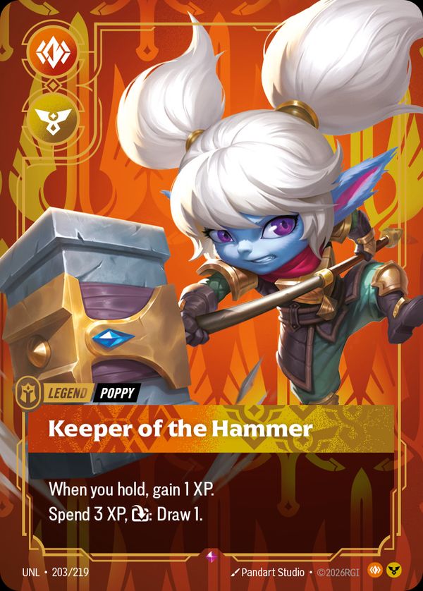 Poppy, Keeper of the Hammer — Riftbound card