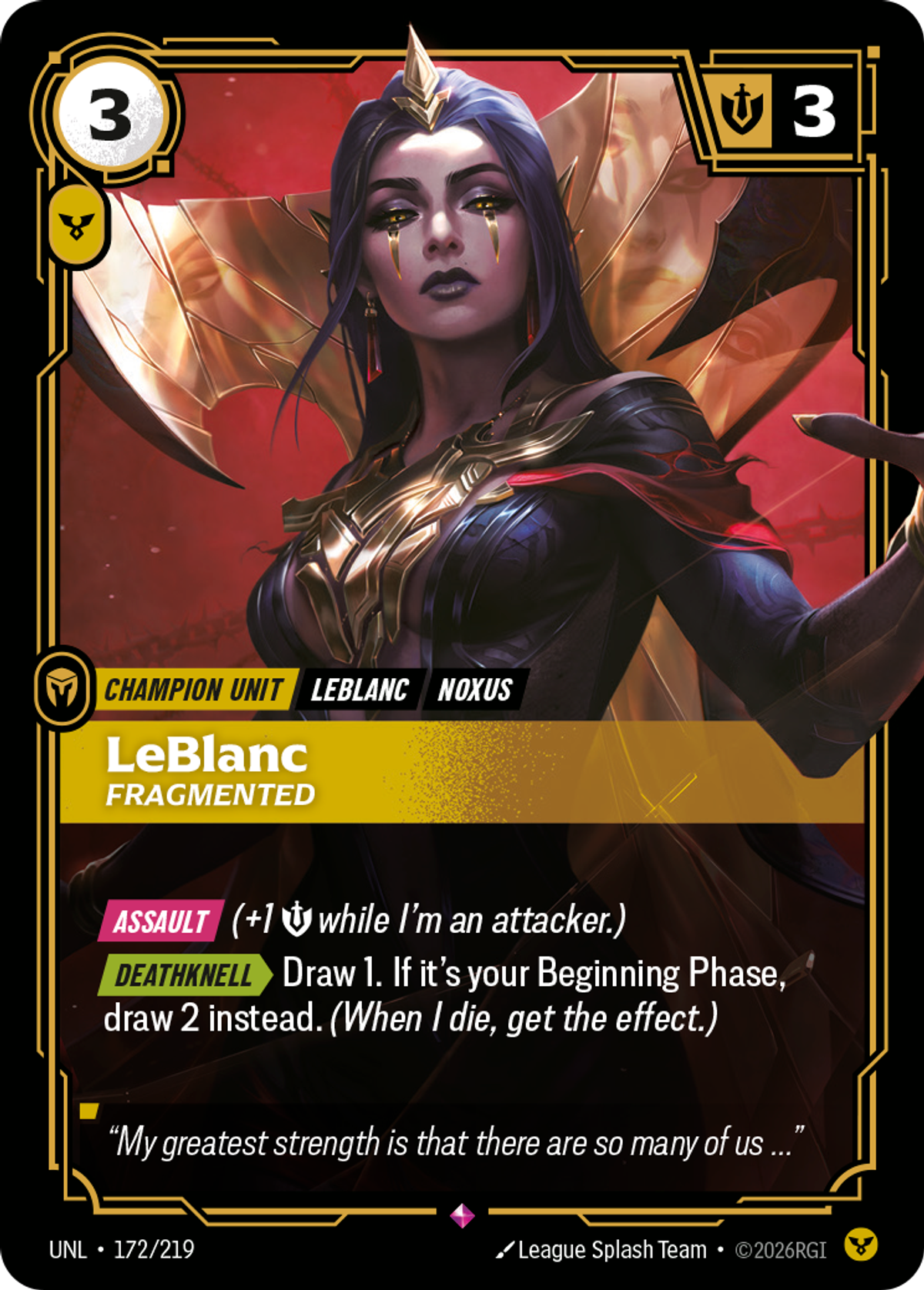 LeBlanc, Fragmented