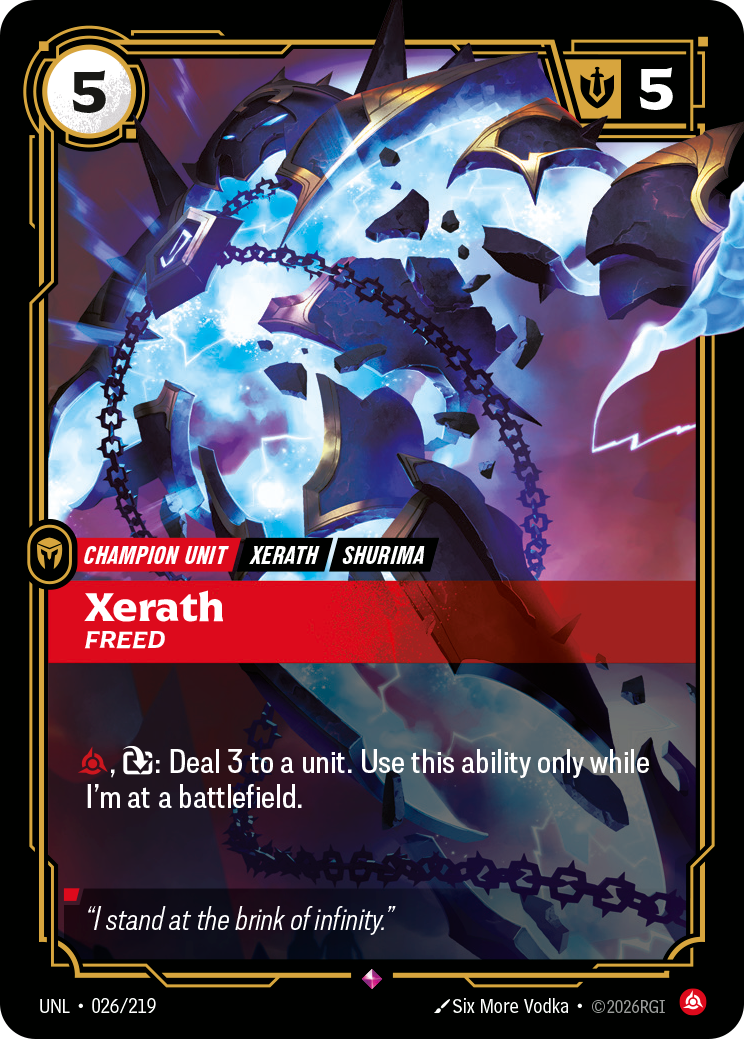 Xerath, Freed