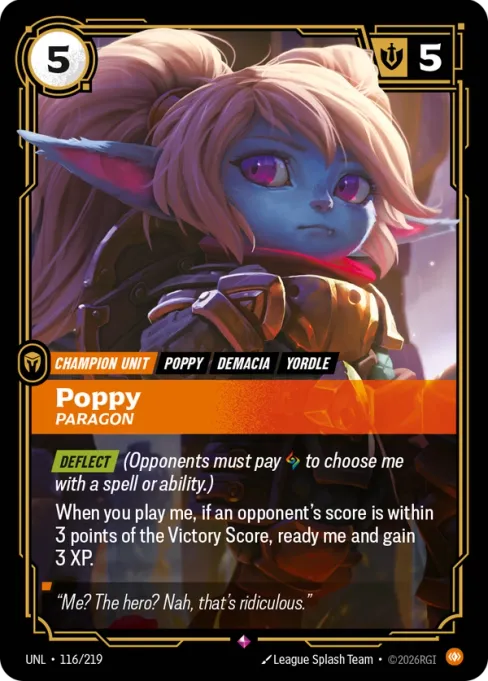 Poppy, Paragon, UNL-116/219