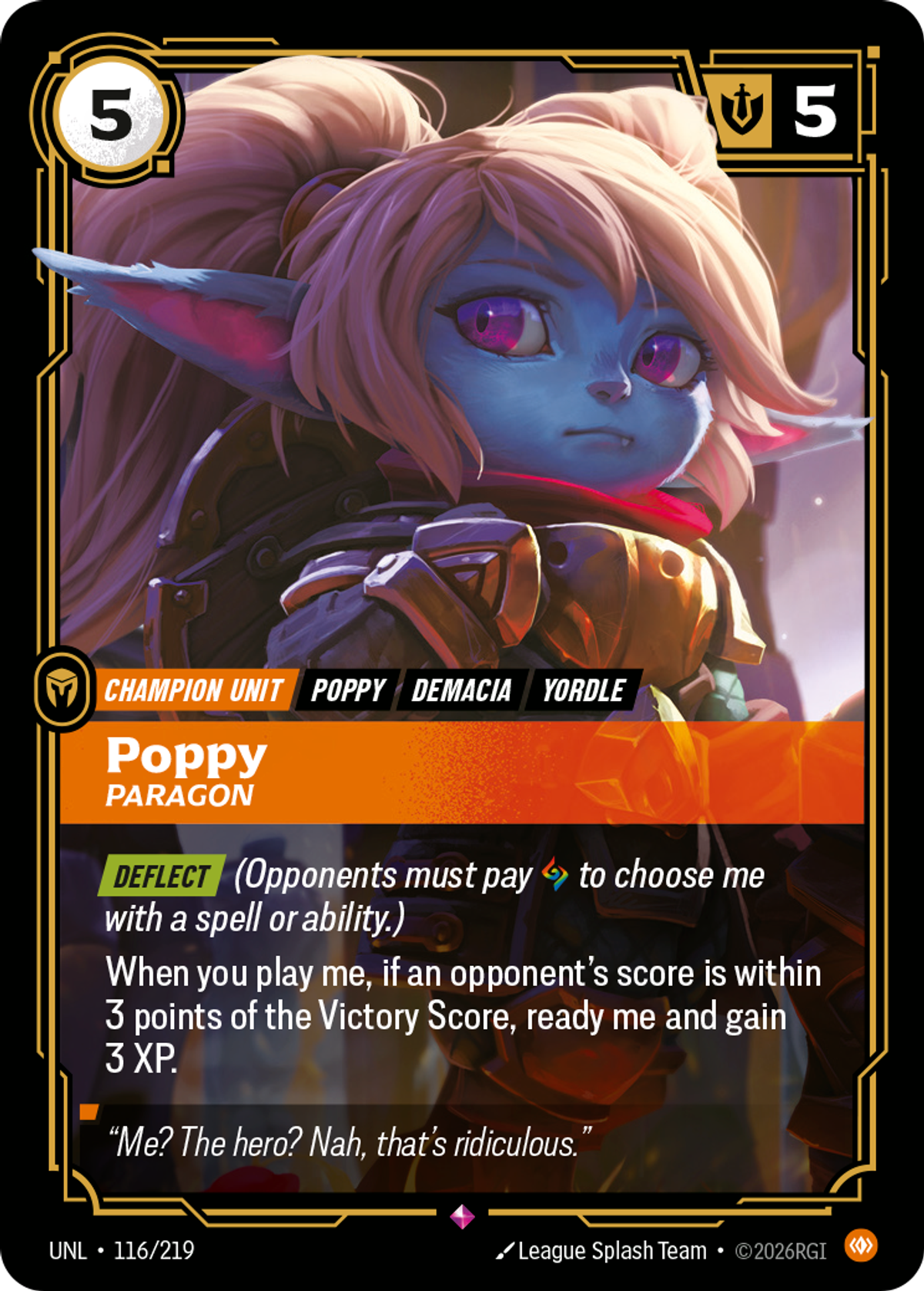 Poppy, Paragon