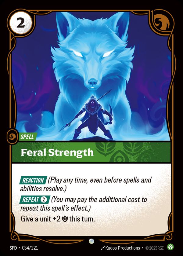 Feral Strength — Riftbound card