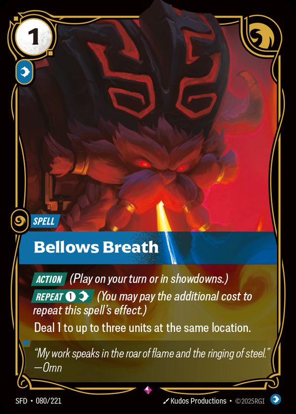 Bellows Breath — Riftbound card