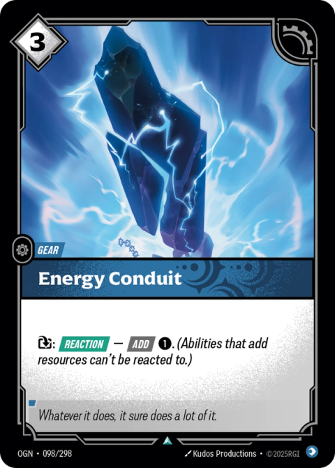 Energy Conduit — Origins #098, art by Kudos Productions