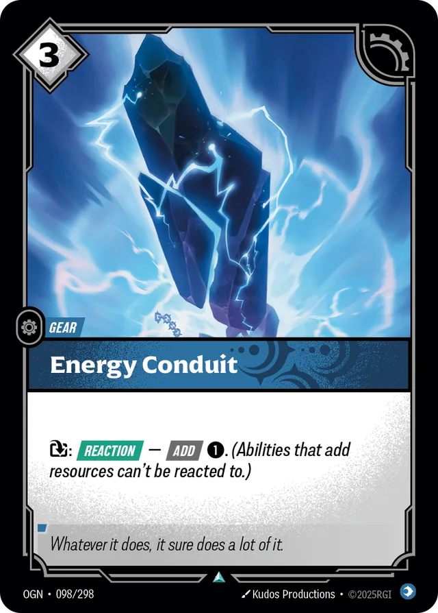 Energy Conduit Riftbound card (OGN-098/298)