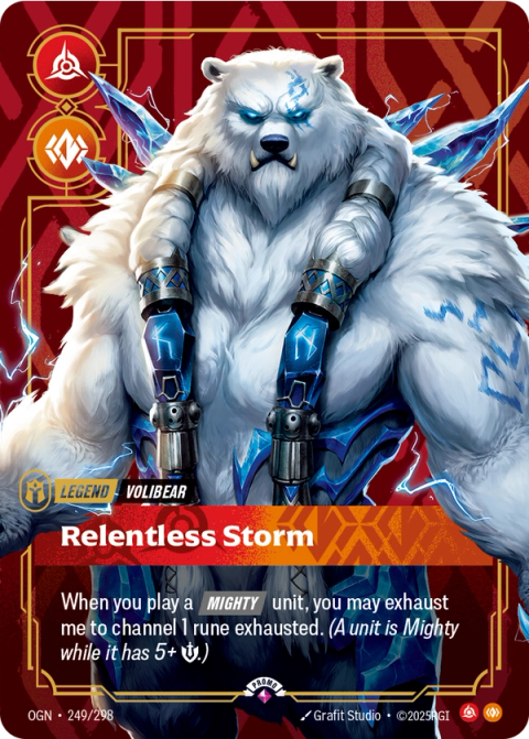 Volibear - Relentless Storm — Origins #249, art by Grafit Studio