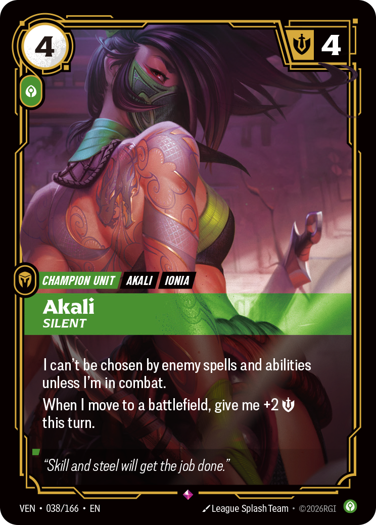 Akali, Silent