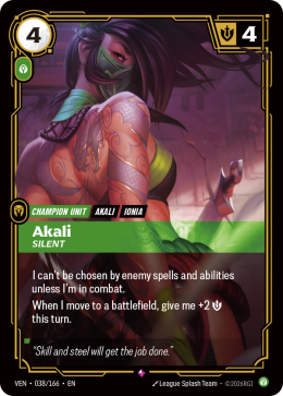 Akali, Silent