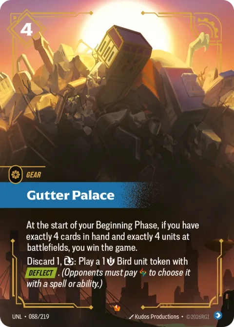 Gutter Palace UNL-088 영어판 카드 이미지