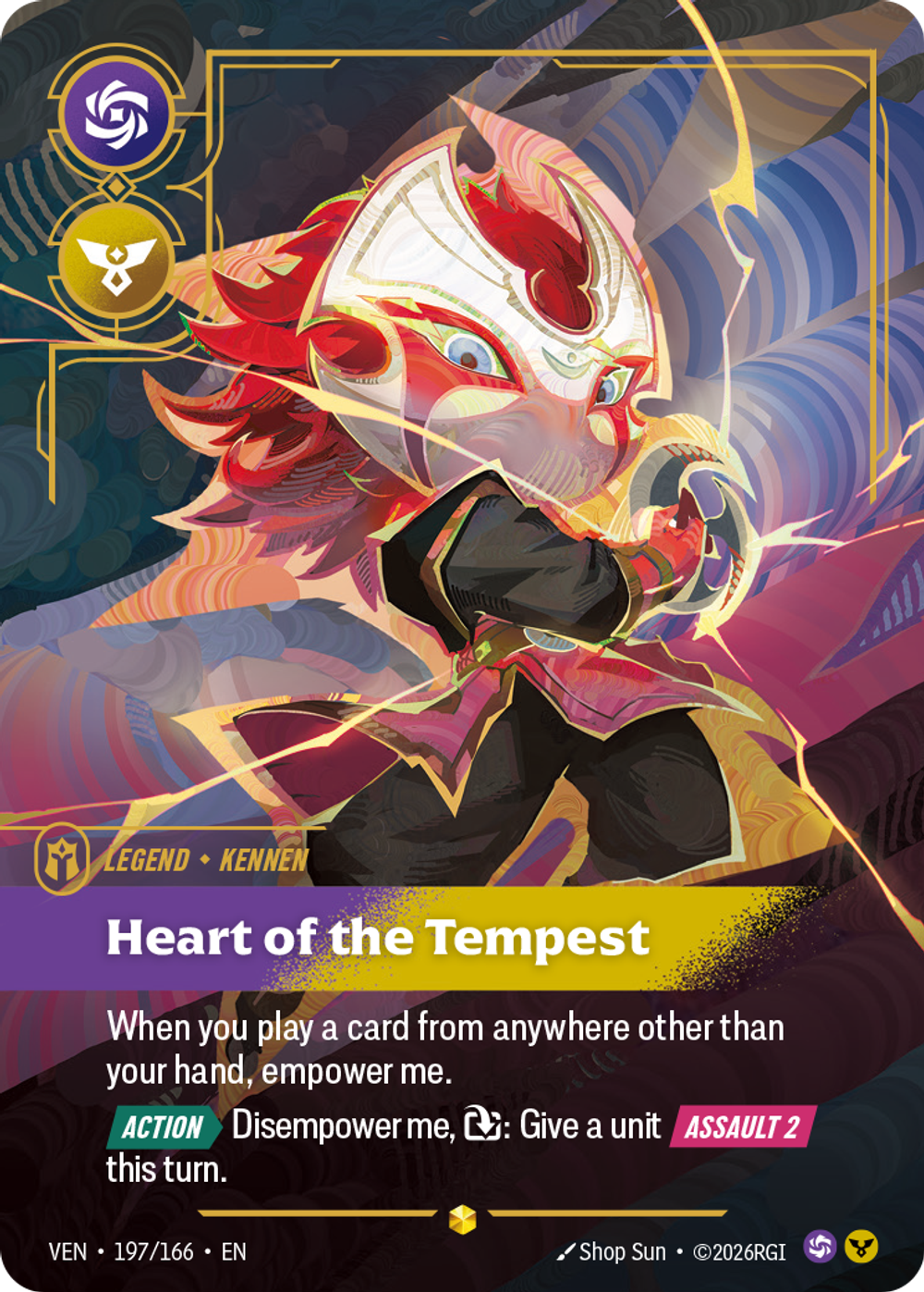 Kennen, Heart of the Tempest (Overnumbered)