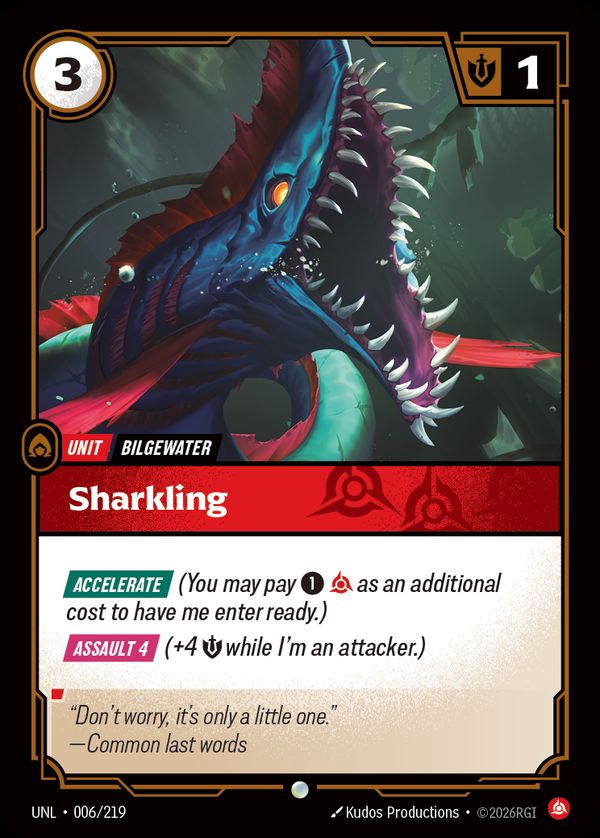 Sharkling — Riftbound card