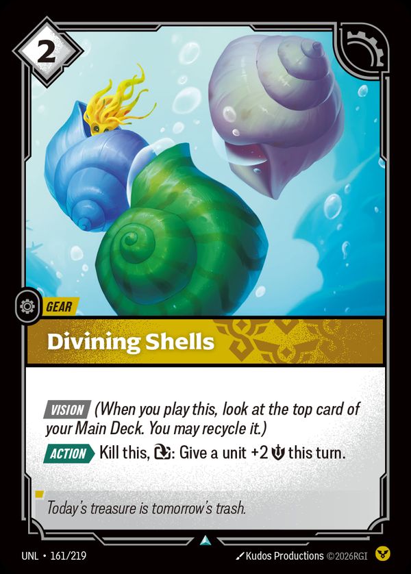 Divining Shells — Riftbound card