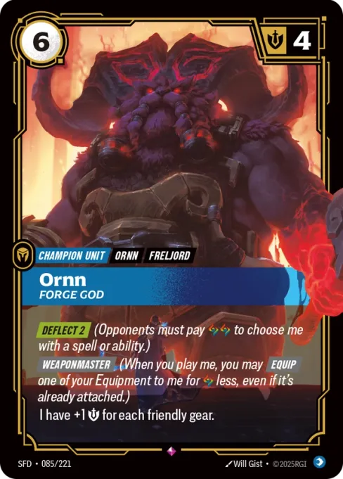 Ornn, Forge God, SFD-085/221
