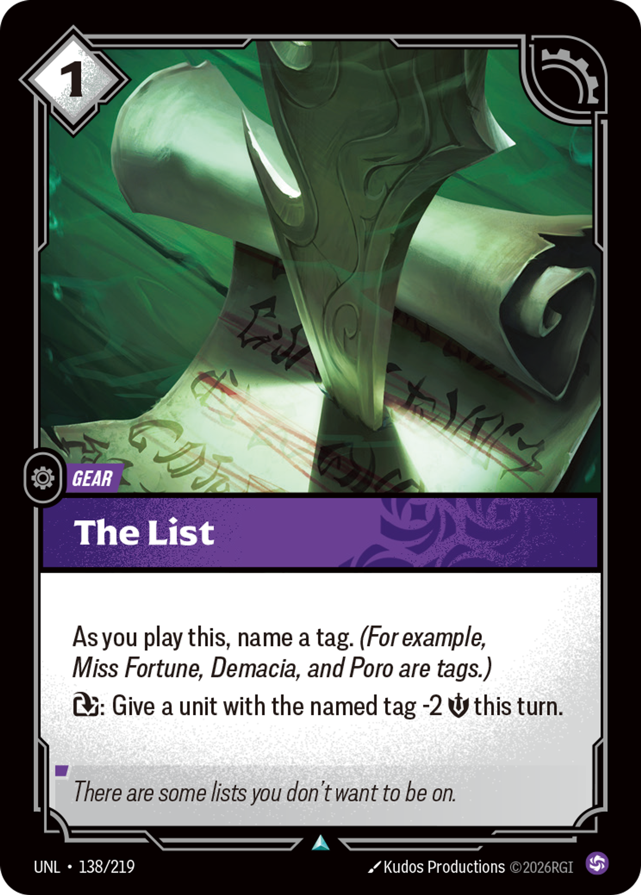 The List