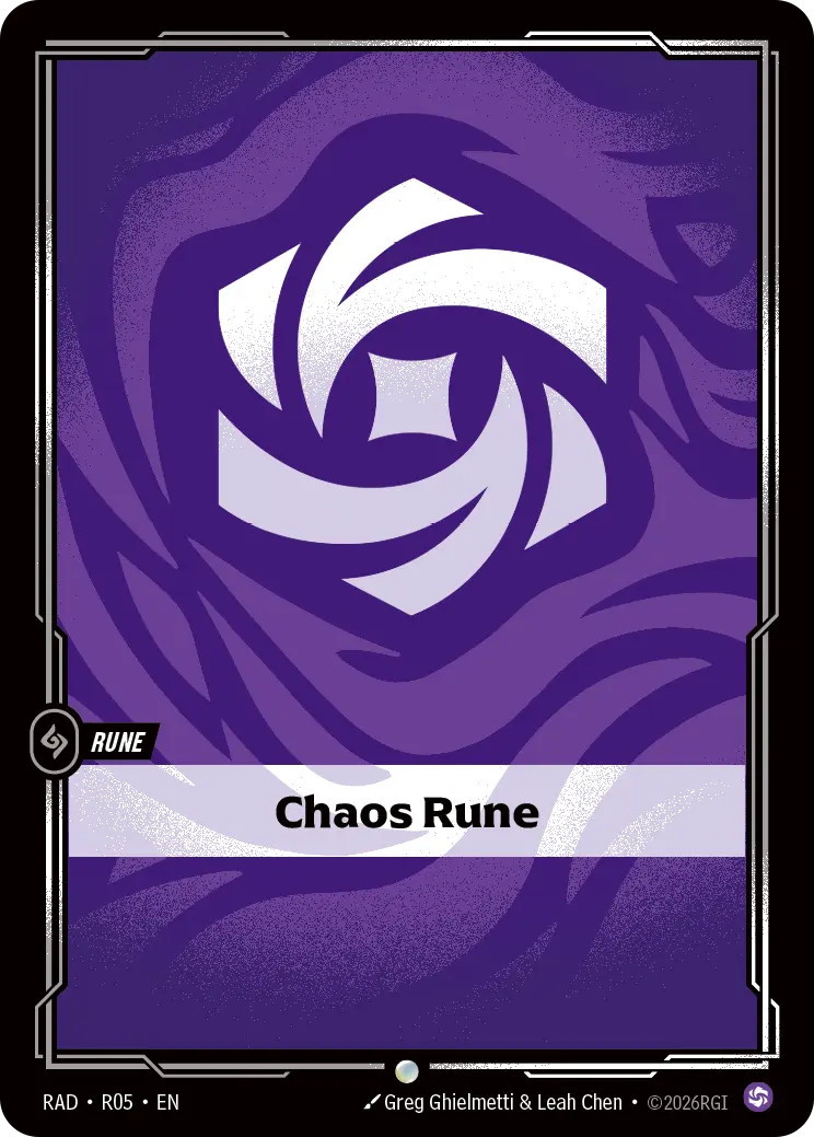 Riftbound Rune: Chaos Rune.