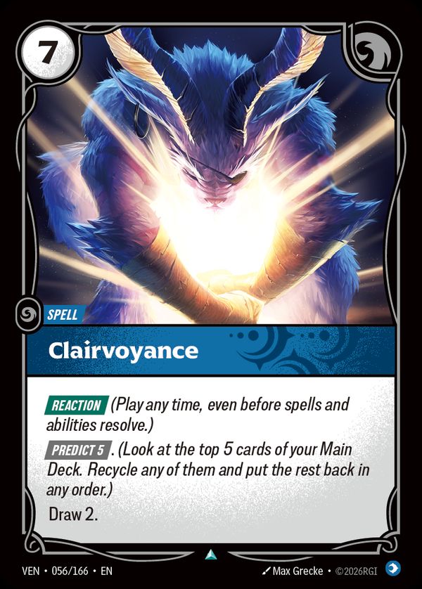 Clairvoyance — Riftbound card