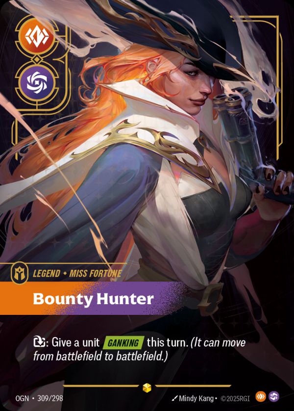 Miss Fortune, Bounty Hunter (Overnumbered) — Riftbound card