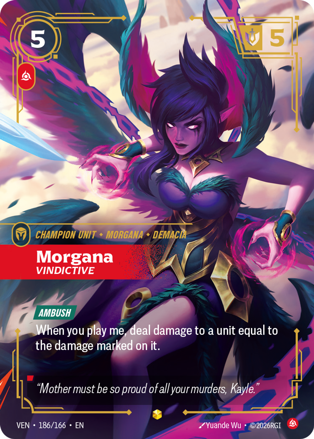 Morgana, Vindictive