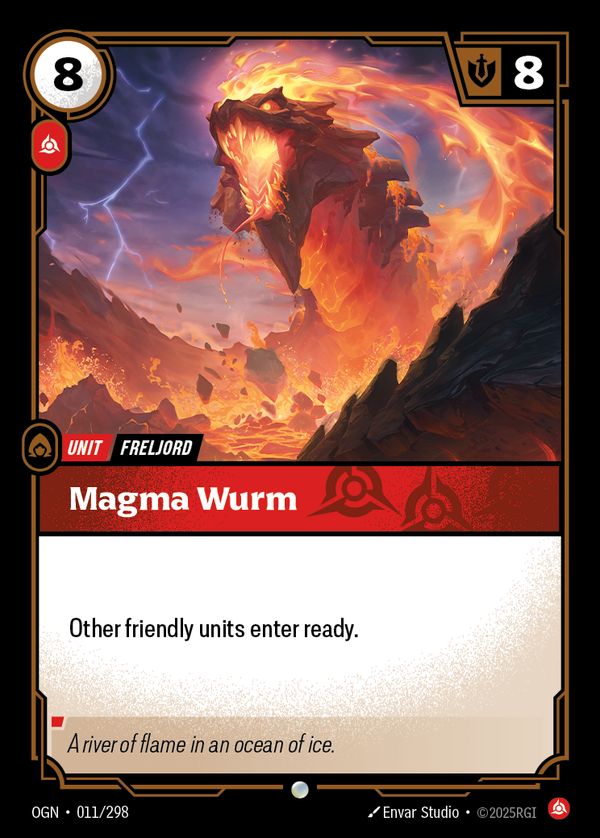 Magma Wurm — Riftbound card