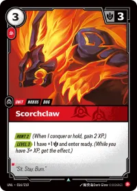 Scorchclaw, Riftbound Organized Play Promotional Cards