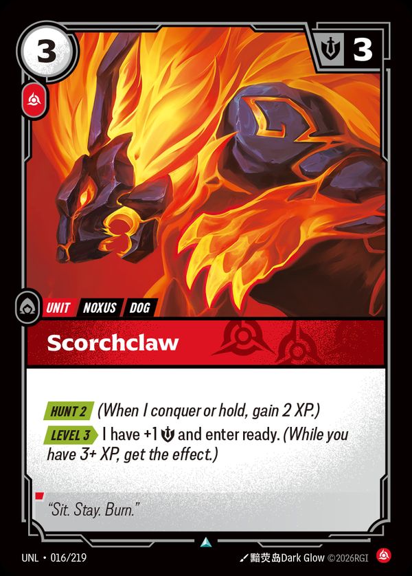 Scorchclaw — Riftbound card