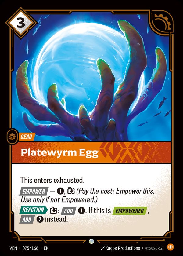 Platewyrm Egg — Riftbound card