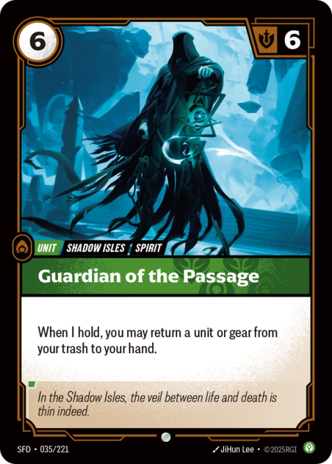 Guardian of the Passage — Spiritforged #035, art by JiHun Lee