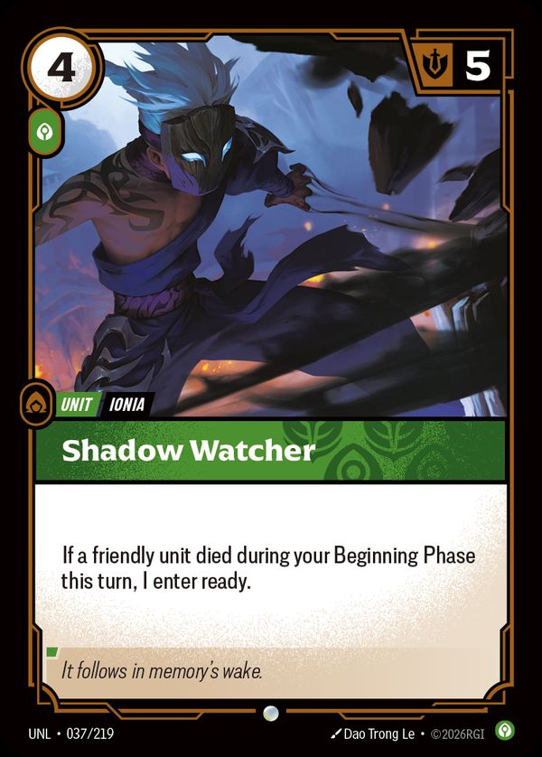 Shadow Watcher — Riftbound card