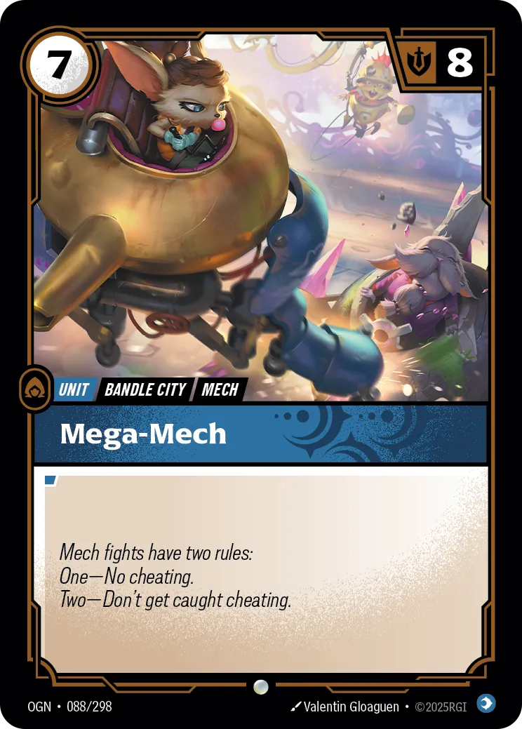 Mega-Mech, a Unit card from Origins