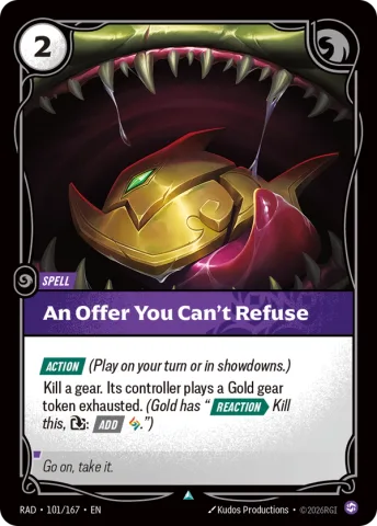 An Offer You Can't Refuse · RAD-101/167