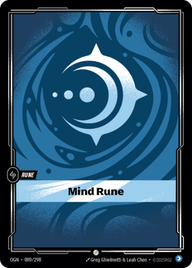 Riftbound Rune: Mind Rune.