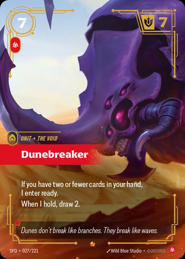 Dunebreaker — Riftbound card