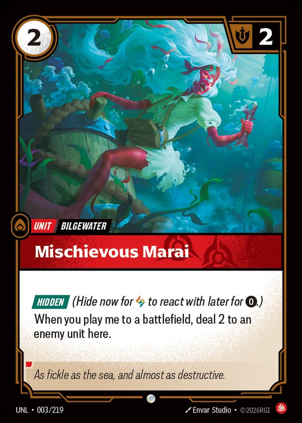 Mischievous Marai — Riftbound card