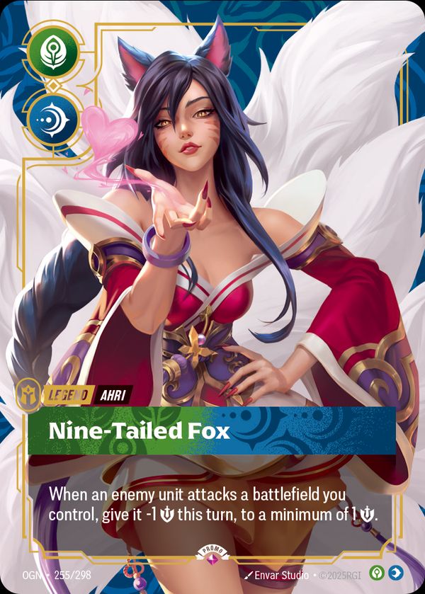 Ahri, Nine-Tailed Fox — Riftbound card