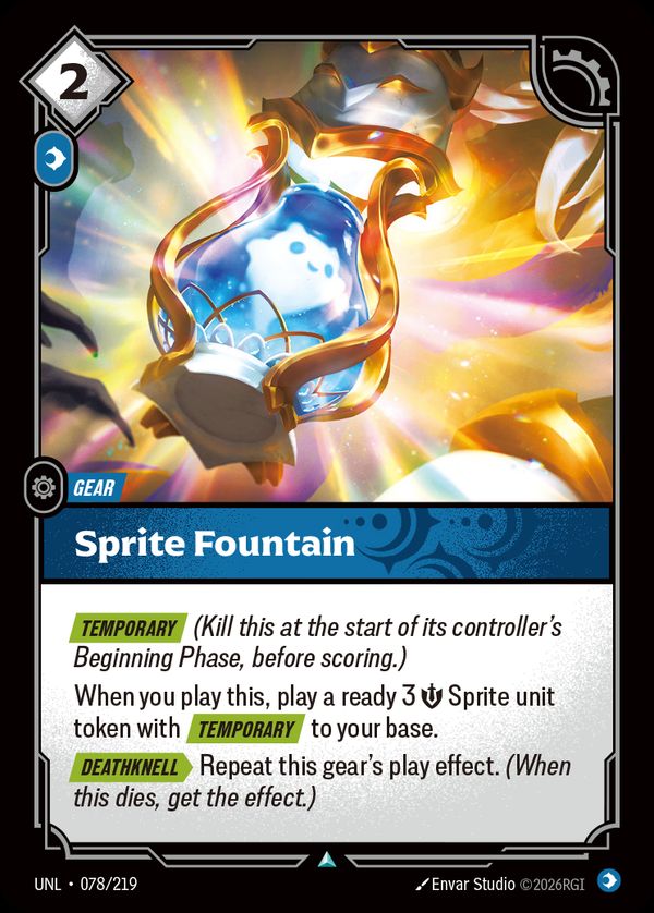 Sprite Fountain — Riftbound card